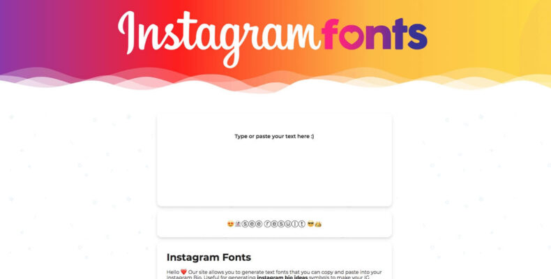 Instagram 字體 / 免費特別字型 吸晴大法！